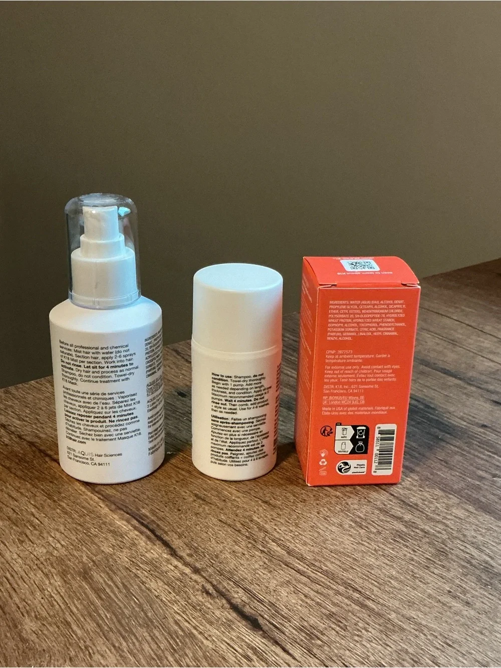 K18 biomimetic hairscience